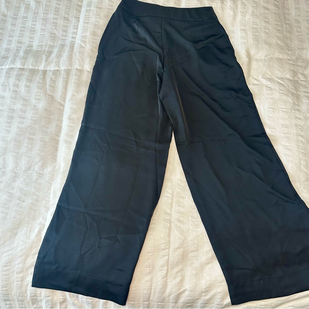 Women's Black Wide-Leg Pants
